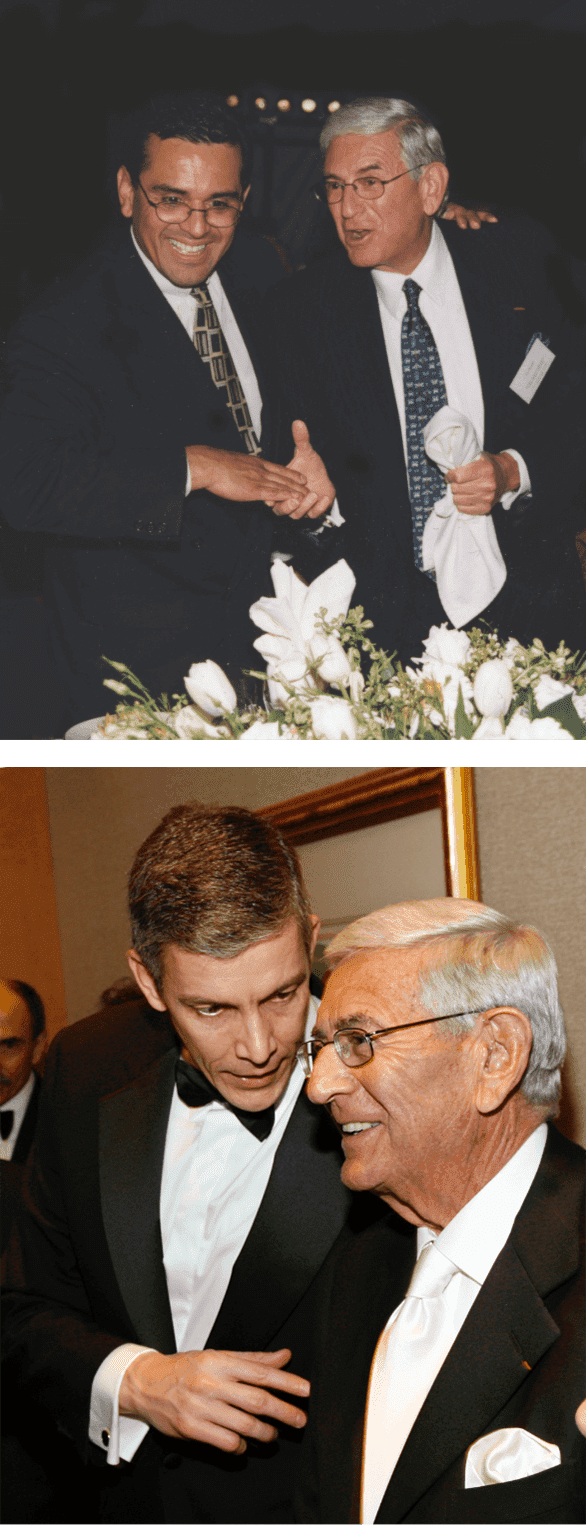 Top: Eli with Los Angeles Mayor Antonio Villaraigosa Bottom: Eli with U.S. Secretary of Education Arne Duncan at a dinner celebrating President Obama’s inauguration, January 20th, 2009. 2008 Start Ramson