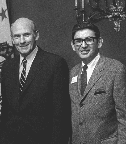 Eli with Senator Alan Cranston, 1970s